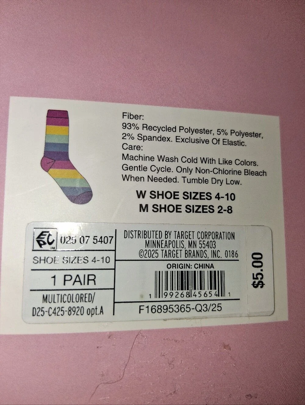 Adorable Candy Bear Form Multicolor Socks